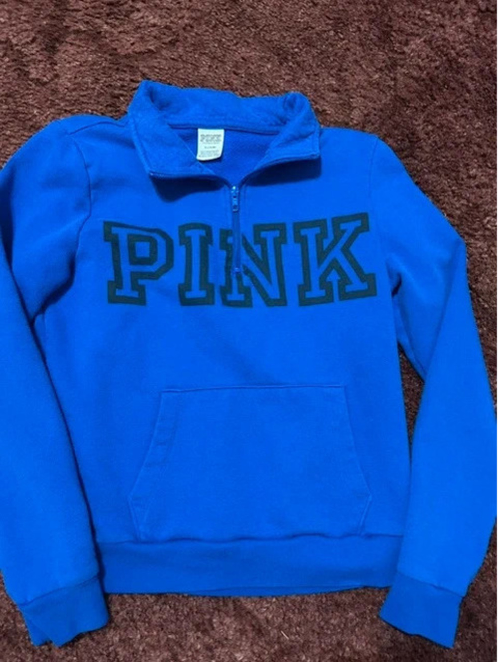 Victorias Secret Pink 1/4 zip sweatshirt